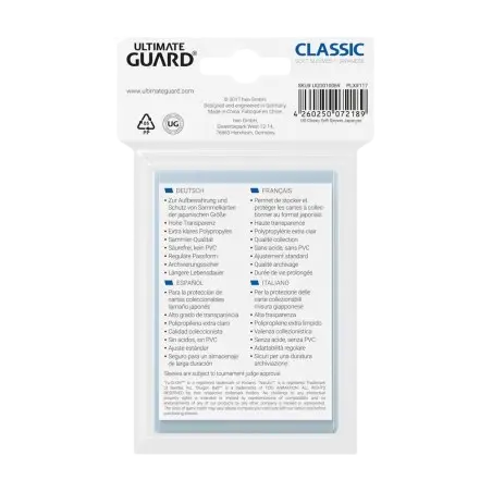 Ultimate Guard - Protège-cartes - Sleeves (100 pièces) - 62 x 89 mm