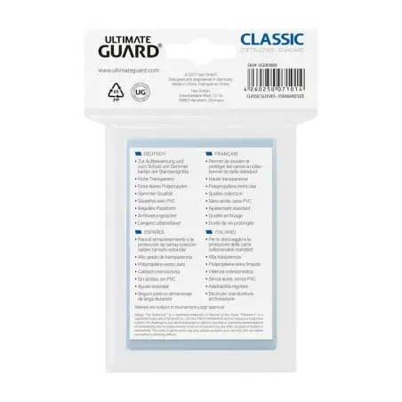 Ultimate Guard - Protège-cartes - Sleeves (100 pièces) - 66 x 93 mm